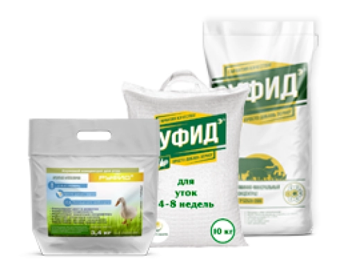 Для молодняка уток возрастом 4-8 недель